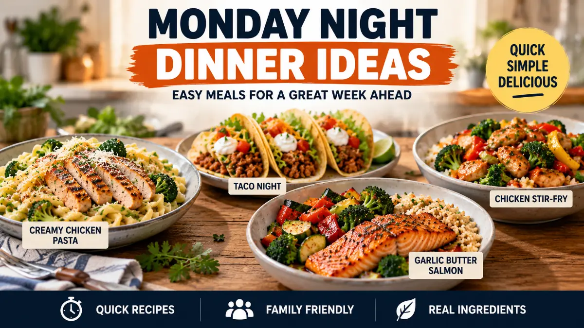 monday night dinner ideas
